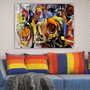 Wallity Lienzo decorativo multicolor 70 x 100 cm